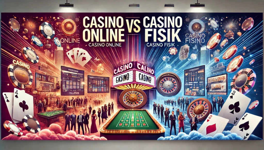 Casino Online vs Casino Fisik: Mana yang Lebih Untung ?